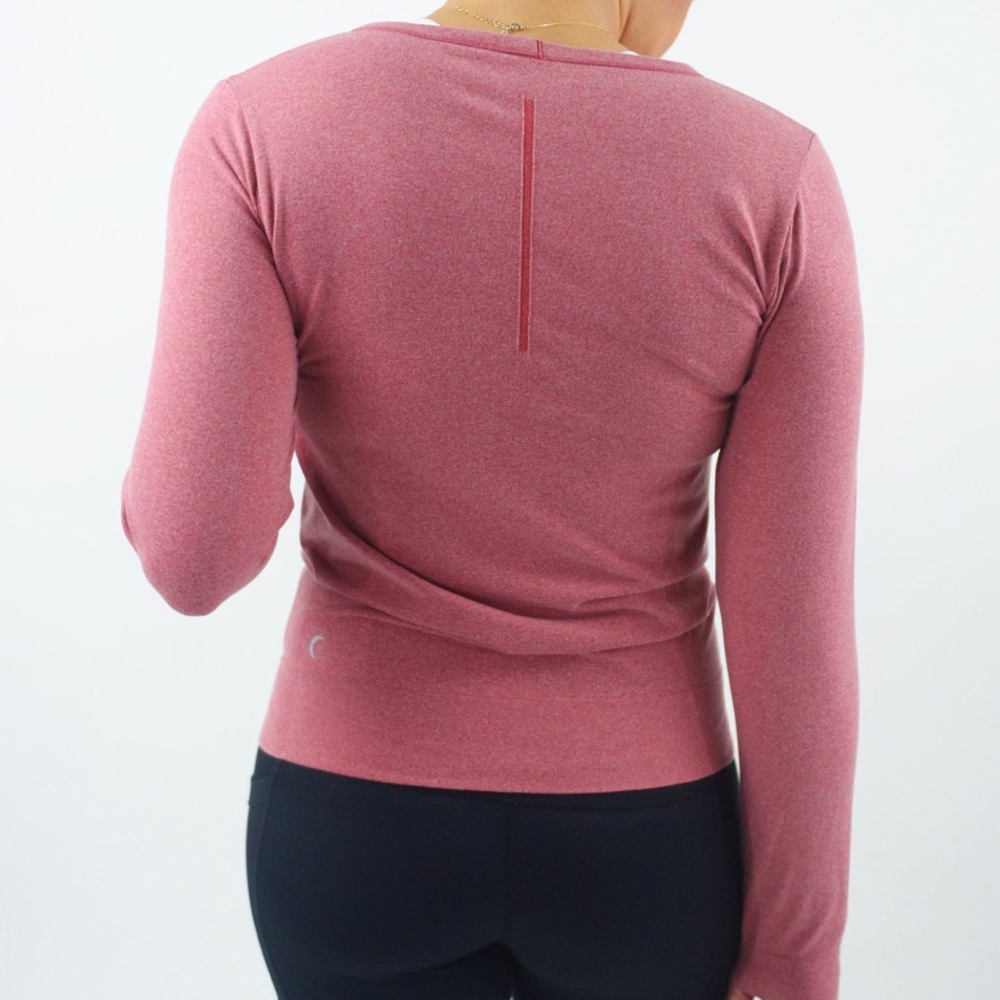 Red Heather Performance Long sleeve T
